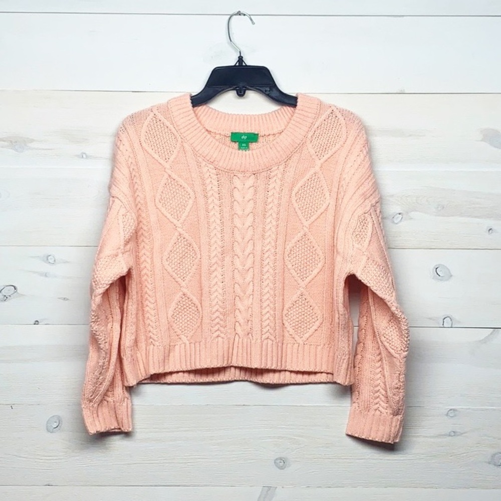 DIP Cropped Knit Sweater